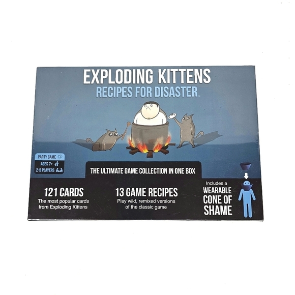 Exploding Kittens - Deluxe Russian Roulette Card Game Set NWT - Picture 2 of 4